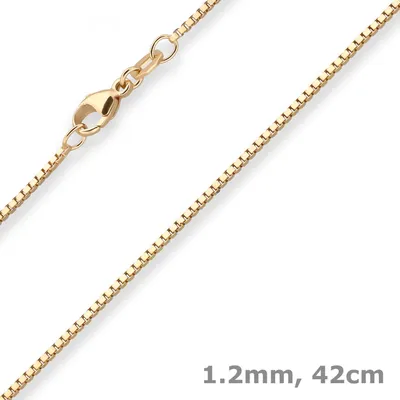 1-2mm-Veneziakette-aus-750-Gelbgold-42cm