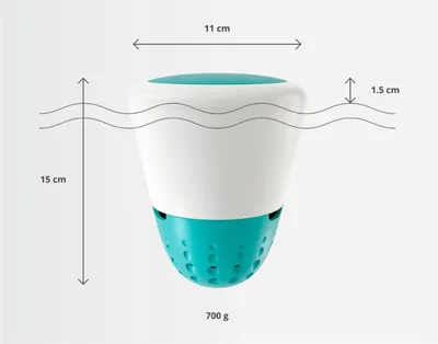 Produktbild von Mit wlan und bluetooth verbundener wasseranalysator Ondilo ICO POOL V2 CL-BR