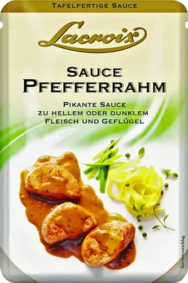 Zdjęcie produktu dla Lacroix sos śmietanowo pieprzowy gotowy do podania idealny do mięs 150ml