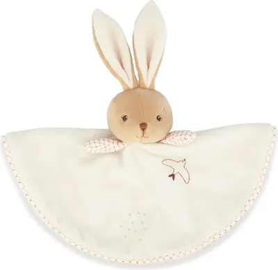 Image de Kaloo - Doudou lapin rond creme