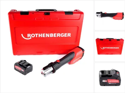 Produktbild von Rothenberger ROMAX 4000 CAS Akku Pressmaschine 18 V 34 kN + 1x Akku 8,0 Ah + Koffer - ohne Ladegerät