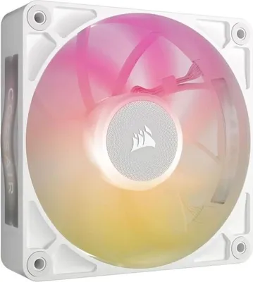 Image de Ventilateur PC Corsair iCUE LINK RX120 RGB Max White, 12 cm, 400-2000 tr/min, 0.22-4.16 mmH2O