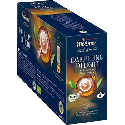 Obrázek produktu pro Meßmer Organic Darjeeling Delight 15 porcí džbánů