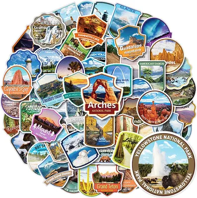 Produktbild von Packung Aufkleber - Nationalparks