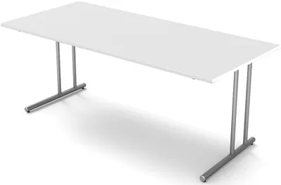Produktbild von Schreibtisch start up BxT 180x80cm weiß