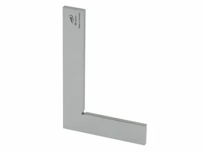 Immagine prodotto di Helios Preisser Flachwinkel (silber, rostfreier Stahl, DIN 875/0, 100 x 70 mm)