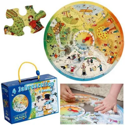 Image de Puzzle éducatif XXL : 4 saisons