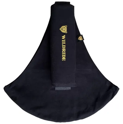 Produktbild von Wildride Kleinkindtrage Schwarz, Weiche Babytrage, 20 kg, Schwarz, Baumwolle, Nylon