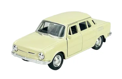 Produktbild von Welly Skoda 100 Beige 1/34-1/39 Metal Modell Auto Die Cast Neu im Kasten 43804