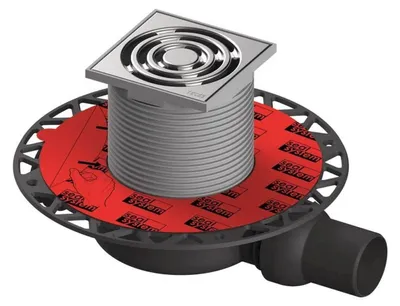 Produktbild von Tece Bodenablaufset Tecedrainpoint S DN 50 waagerecht, superflach