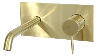 Image de Envol mitigeur lavabo encastré or brossé Essebagno