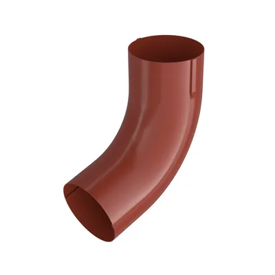 Zdjęcie produktu dla BRYZA Ocynkowane kolanko Ø 90 mm, ceglastoczerwone RAL 8004