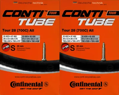 Produktbild von 2x Continental Tour 28 all Schlauch 28 Zoll SV (32/47-622) (32/42-630/635) SV42