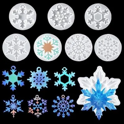 Immagine prodotto di Stampo per ganci in resina epossidica, set da 8, per la creazione di gioielli