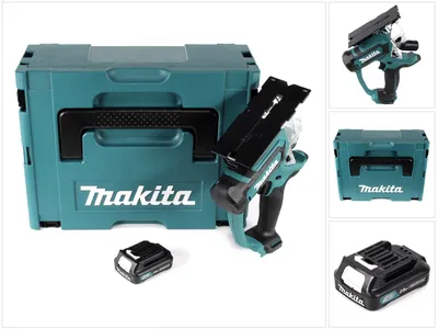 Produktbild von Makita SD 100 DA1J 10,8 V Akku Gipskartonsäge Trockenbausäge im Makpac + 1 x 2,0 Ah Akku - ohne Ladegerät