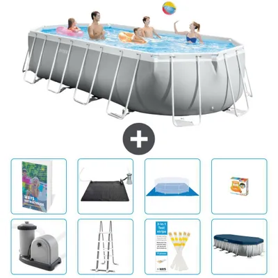 Immagine prodotto di Piscina ovale Prism Frame - 610x305x122 cm - 9 pezzi S559