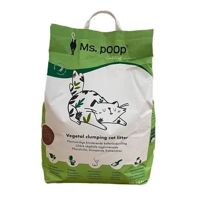 Obrázok produktu pre Ms. Poop, ekologická, zhutňujúca sa podstielka pre rastliny, 6 litrov, s absorpciou zápachu, optimálna