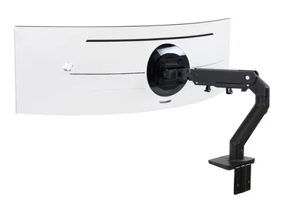 Image de Ergotron 45-647-224 Ergotron Tischhalter HX UWMonitor -49"-19kg -SW -1000R Wölb.