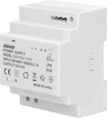 Produktbild von Hutschienen-Netzteil 12VDC 7A 84W OR-PSU-1645