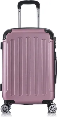 Produktbild von Flexot® F-2045 Handgepäck Trolley Bordcase Koffer Reisekoffer Hartschale Doppeltragegriff mit Zahlenschloss Gr. M Farbe Rosa