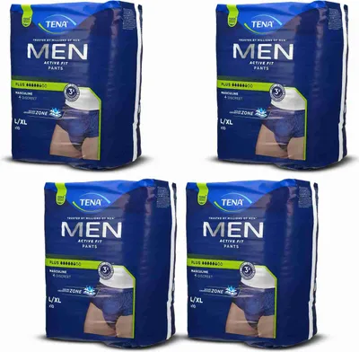 Immagine prodotto di Tena Uomo Act.Fit Pantaloni per incontinenza plus L/xl blu 4X10 pz
