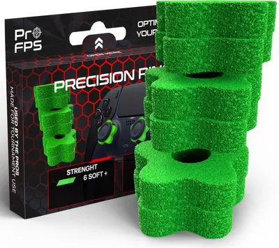 Produktbild von ProFPS Precision Rings Aim Ringe: 6x Schaumstoffring für Thumbstick Stoßdämpfer - Soft+ Set - PS5 Zubehör, PS4 Zubehör, Xbox Zubehör - Optimales PlayStation Zubehör & PS5 Accessories für eSports [no_operating_system]