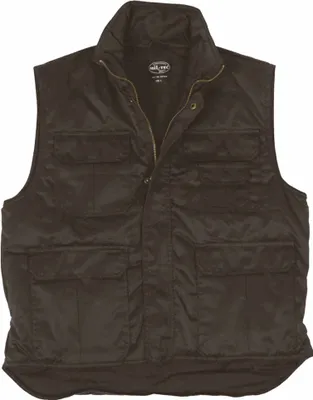 Produktbild von MIL-TEC Ranger Weste gefüttert schwarz, 3XL