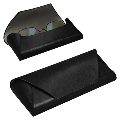 Produktbild von kwmobile Brillenetui Hardcase aus Kunstleder - Brillenhülle mit weichem Innenfutter und Magnetverschluss - Brillen Etui für Damen und Herren - Glasses