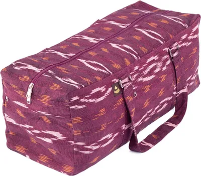 Produktbild von Yoga Kit Bag Yogatasche | ETHNO Collection | weinrot gemustert