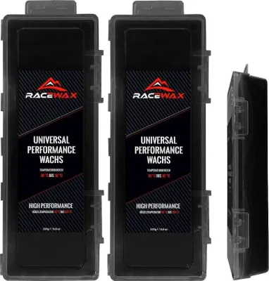 Produktbild von RaceWax Universal Wachs BLACK EDITION Ski Langlauf Snowboard All IN ONE Wax 500g