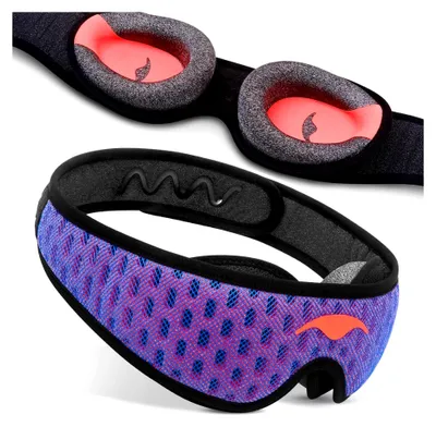 Produktbild von Manta Pro Schlafmaske – 100 % lichtblockierende Schlafmaske für Seitenschläfer, atmungsaktiv und bequem für Schlaf, Reisen, Nickerchen und Schichtarbeit