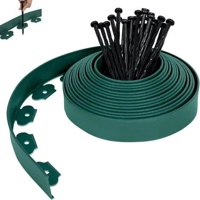 Produktbild von Famanu Gartenrand Flexibel 10 Meter - Schwarz/Grau/Grün