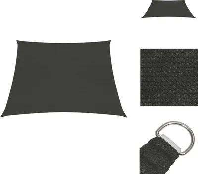 Immagine prodotto di vidaXL Tenda da sole 160 g/m² antracite 3/4x2 m HDPE - Ombrelloni e tende da sole