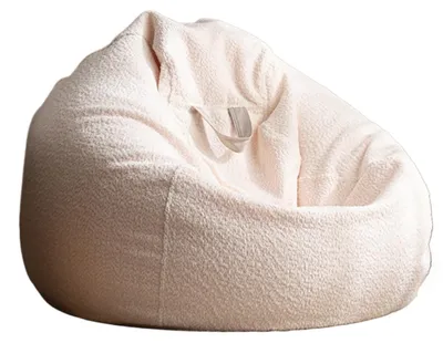 Image de Housse épaisse en chenille, sans rembourrage, pour pouf