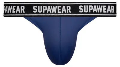 Image de SUPAWEAR - Sous-vêtement String Hommes - WOW Thong Navy - 1x Taille L