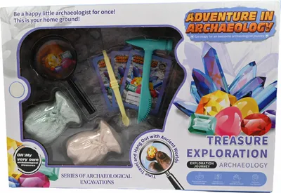 Produktbild von Ausgrabungsset Edelsteine für Kinder - Archäologie Spielzeug & Schatzsuche Experimentierkasten