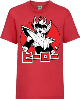 Produktbild von Kinder T-Shirt Saint Anime Seiya Pegasus 01 Pegasus, 9-11 Jahr - 140 / Rot