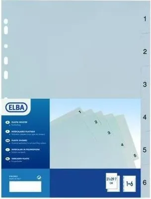 Obrázok produktu pre Elba 400006686 interleaf Polypropylén (PP) Viacfarebné