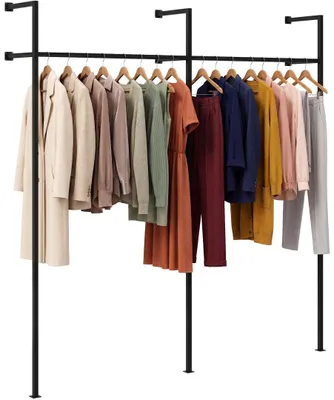 Image de Porte-vêtements Merton, 195,5 x 35 x 220 cm, noir