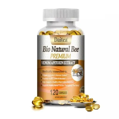 Image de Natural Bee (120 gélules) Complément alimentaire, santé des articulations, santé des os, santé des muscles, genou, cou, colonne vertébrale, épaule
