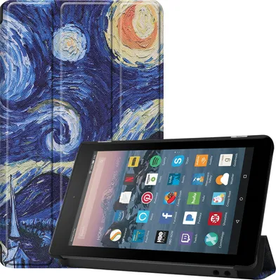 Produktbild von Cover für Amazon Kindle Fire7 2017/2019 7.0 Zoll Tablethülle Schlank mit Standfunktion und Auto Sleep/Wake Funktion