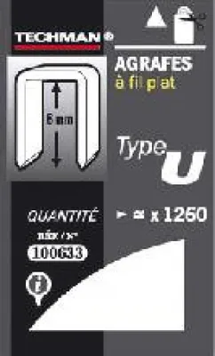 Image de Agrafes 10 mm - type U