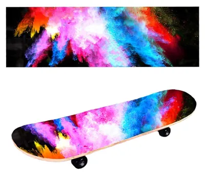 Image de Ruban antidérapant pour skateboard, adhésif, résistant à l'usure, étanche, de couleur vive