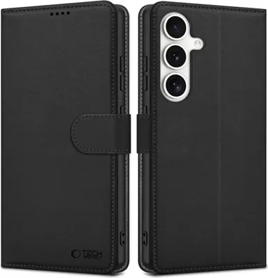 Obrázok produktu pre Peňaženkový kryt Tech-Protect pre Samsung Galaxy S25 FE - čierny