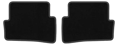 Immagine prodotto di Tappetini posteriori in moquette per Renault Clio IV dal 2013 (station wagon/hatchback) – 2 pezzi, neri, su misura – Wielganizator LUX