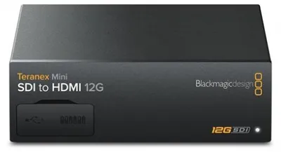Immagine prodotto di Blackmagic Design Teranex Mini, Nero, 4096 x 2160 px, 1080i, 1080p, 2160p, 720p, NTSC, PAL, 12 Gbit/s, SDI