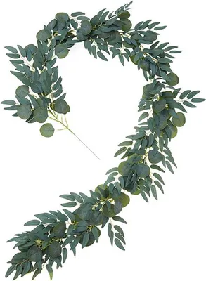 Produktbild von Kunstliche Eukalyptus Pflanze - 2 Meter - Cremefarben - Dekoration