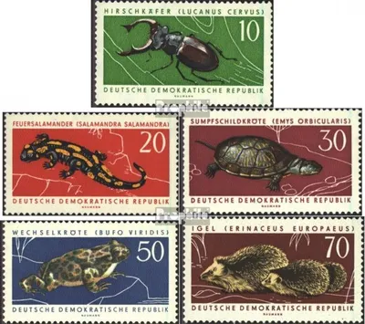 Produktbild von Briefmarken DDR 1963 Mi 978-982 (kompl.Ausgabe) gestempelt Geschützte Tiere (II)