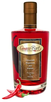 Produktbild von Olivenöl Peperoni 0,7L aus Italien extra vergine kaltgepresst sehr aromatisch Amazon