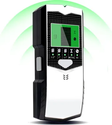 Immagine prodotto di ZELURXX Scanner a parete 5 in 1 Rilevatore di metalli, legno e cavi ad alta precisione Misuratore LCD Misurazione industriale